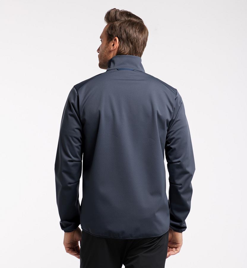 Haglöfs Mens Multi Flex Softshell Jacket Blue New Zealand 97645RTWN